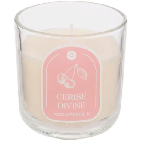 Bougie Parfumée en Verre "Floa" 115g Cerise (1/4)