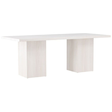 Table à Manger Blanc "Olga" 200cm Blanc (1/5)