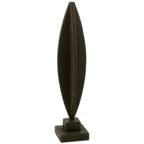Déco sur Pied en Bois "Luke" 70cm Noir (1/3)