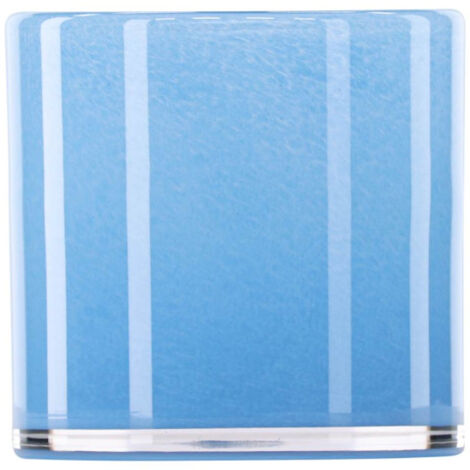 Photophore Déco "Gloria" 12cm Bleu Clair (1/5)
