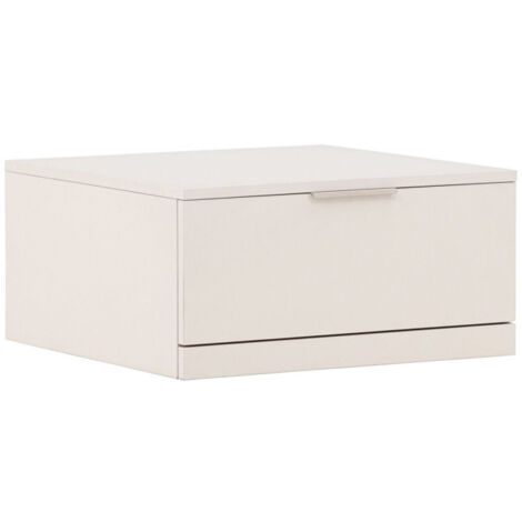 Table de Chevet 2 Tiroirs "Nice" 29cm Beige (1/5)