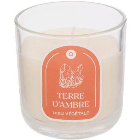 Bougie Parfumée en Verre "Floa" 115g Ambre (1/3)