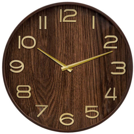 Horloge Murale Design "Ivana" 55cm Marron