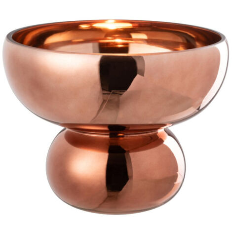 Photophore Design Bol "Cléa" 23cm Brun (1/4)