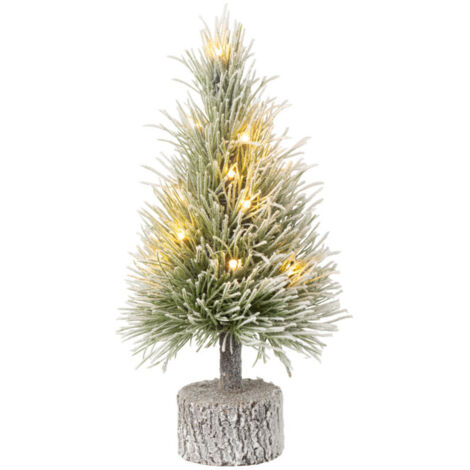 Sapin de Noël Déco à LED "Russell" 36cm Vert (1/5)