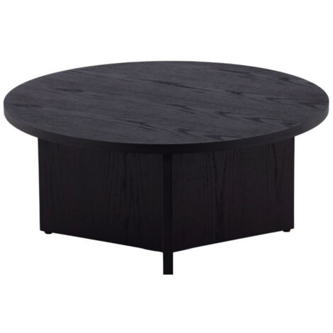 Table Basse Ronde "Salto" 65cm Noir (1/5)