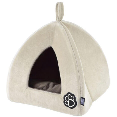 Tente pour Chien & Chat "Patchy" 38cm Beige (1/2)