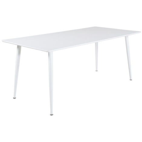 Table à Manger Design "Polar" 180cm Blanc (1/5)