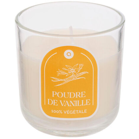 Bougie Parfumée en Verre "Floa" 115g Vanille (1/3)