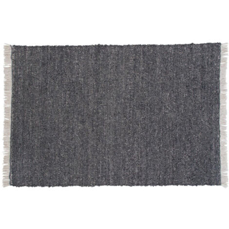 Tapis Déco en Laine "Betina" 300x400cm Gris (1/5)