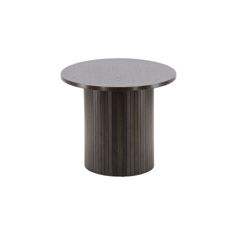 Table d‘Appoint Design Nervuré Bianca 65cm Marron - Paris Table d‘Appoint Design Nervuré Bianca 65cm Marron - Paris