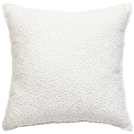 Coussin Déco Bouclette "Soana" 45x45 Ivoire (1/5)