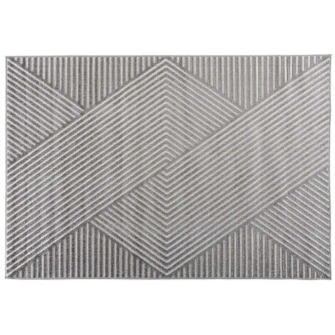 Tapis Déco "Aron Solar" 240x340cm Gris (1/5)
