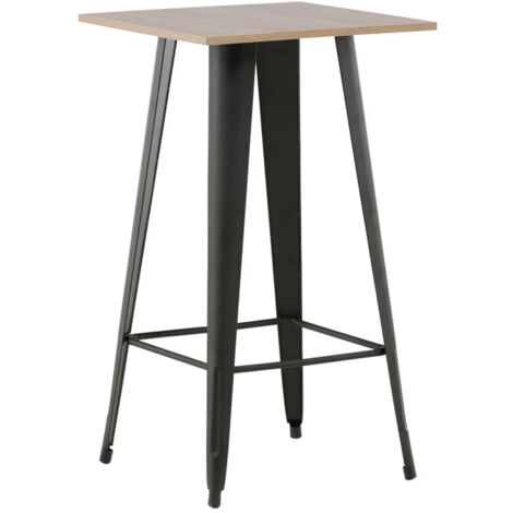 Table de Bar "Tempe" 105cm Noyer (1/5)