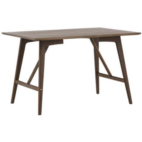 Table à Manger Design "Kaseidon" 120cm Marron (1/5)