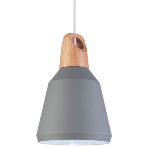 Lampe Suspension "Nao" 24cm Gris Foncé (1/5)