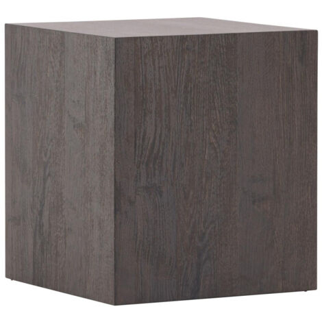 Table d'Appoint "York" 45cm Marron Foncé (1/5)