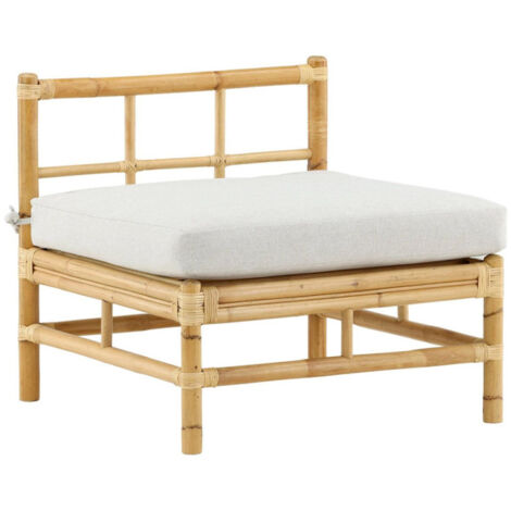 Canapé de Jardin "Cane" 75cm Naturel (1/5)