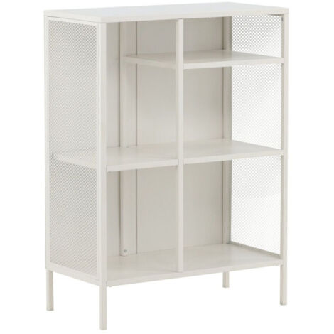Étagère 3 Niveaux en Métal "Misha" 110cm Blanc (1/5)