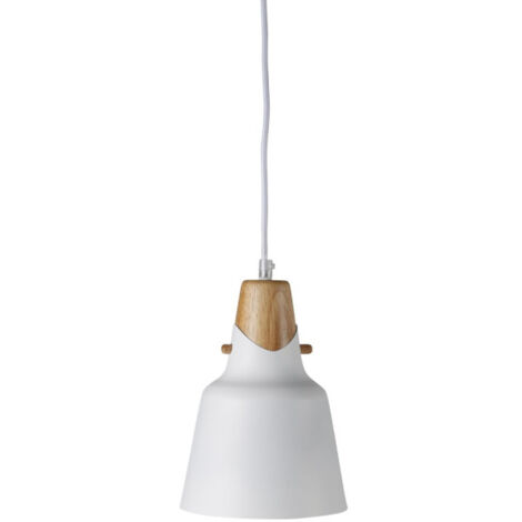 Lampe Suspension Design "Rigel" 22cm Blanc (1/5)