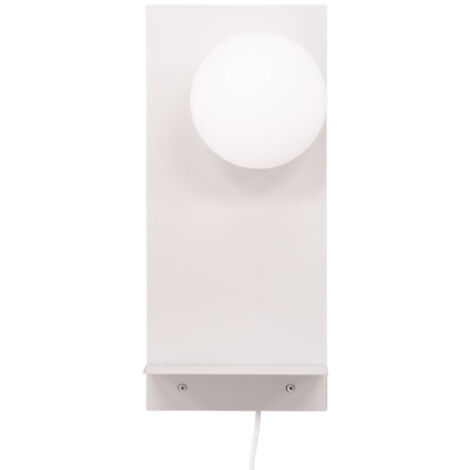 Applique Murale Déco "Troyes" 45cm Blanc (1/5)