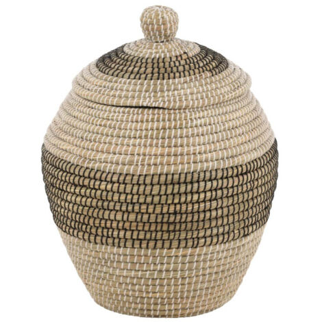 Panier de Rangement Déco "Chennai" 58cm Naturel (1/5)