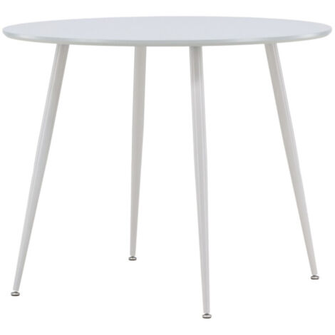 Table à Manger Design "Plaza" 100cm Gris (1/5)