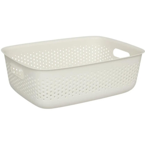 Panier de Rangement "Tila" 10L Crème (1/2)