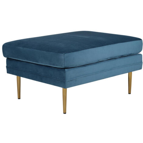 Pouf Design en Velours "Boom" 90cm Bleu (1/5)