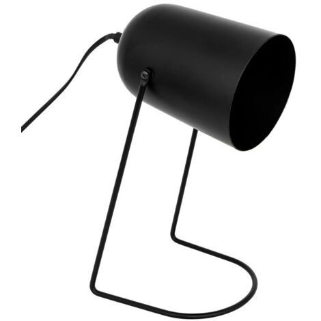 Lampe à Poser en Métal "Faro" 30cm Noir (1/3)