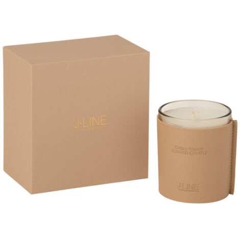 Bougie Parfumée "Scented" 14cm Ochre Woods (1/4)