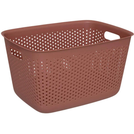Panier de Rangement "Tila" 17L Terracotta (1/2)