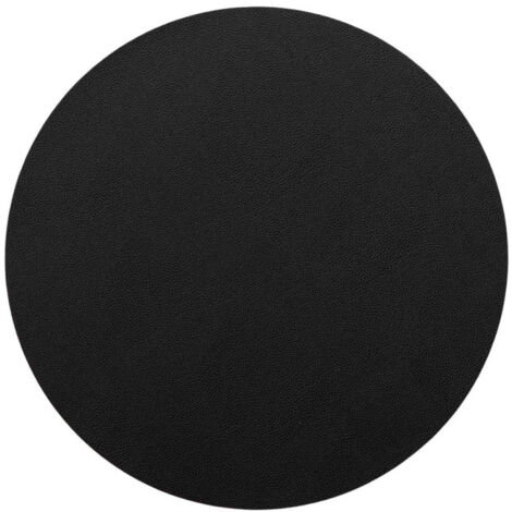Set de Table Rond "Granis" 38cm Noir (1/3)