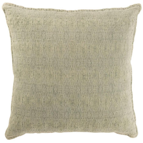 Coussin Déco Imprimé "Frost" 50x50cm Vert Menthe (1/2)
