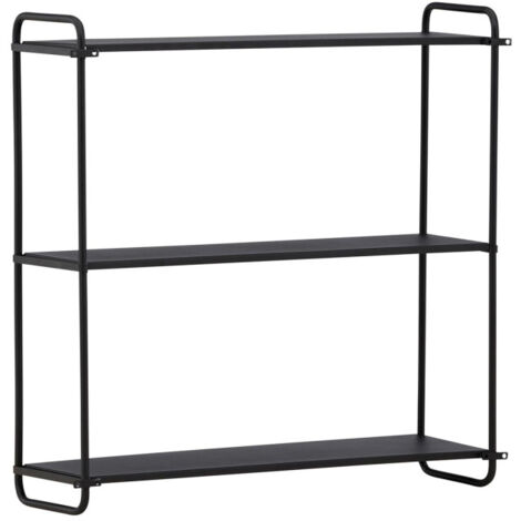 Étagère Murale en Métal "Lyon" 62cm Noir (1/5)
