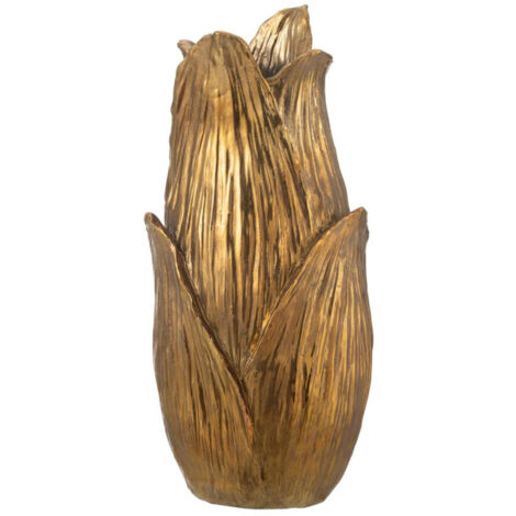 Vase Design Pétales "Nebu" 51cm Or (1/3)