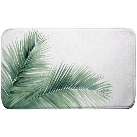 Tapis de Bain "Havane" 45x75cm Blanc (1/5)