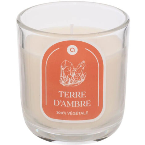 Bougie Parfumée en Verre "Floa" 210g Ambre (1/3)