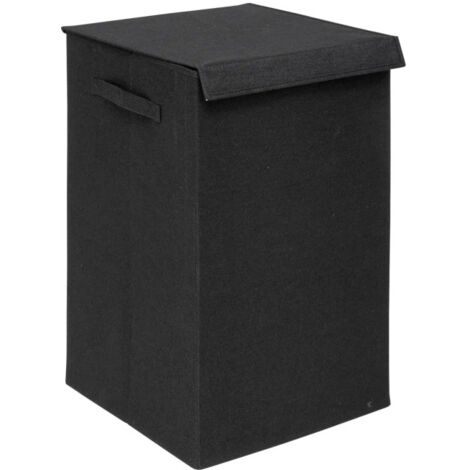 Panier à Linge Avec Séparateur "Colors" 74L Noir Khol (1/5)
