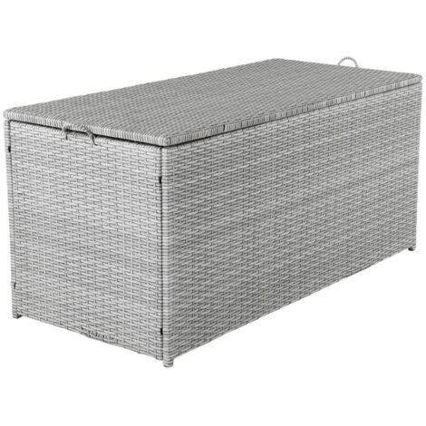 Coffre de Jardin "London" 130cm Gris (1/5)