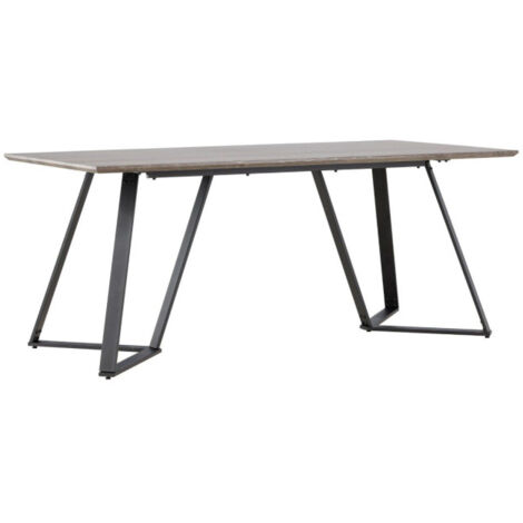 Table à Manger Design "Marina" 180cm Naturel (1/5)