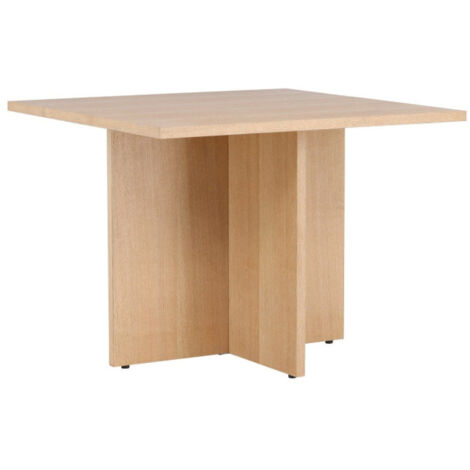 Table à Manger Design "Leo" 100cm Naturel (1/5)