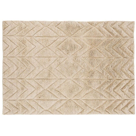 Tapis Déco en Laine "Zoe" 300x400cm Beige (1/5)