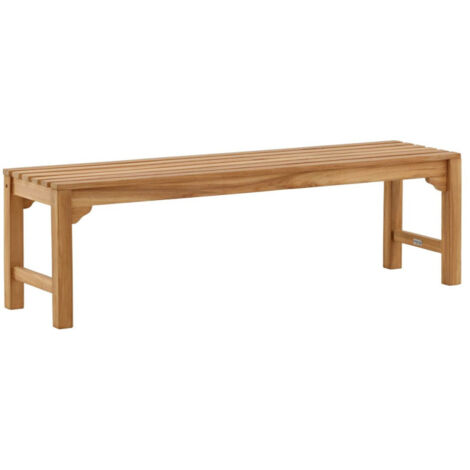 Banc de Jardin en Teck "Kenya" 150cm Naturel (1/5)