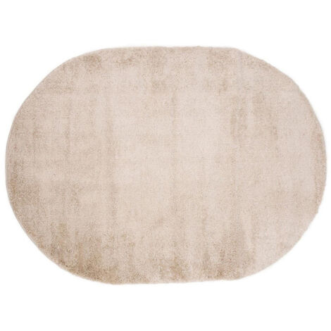 Tapis Déco Ovale "Walter" 240x340cm Beige (1/5)