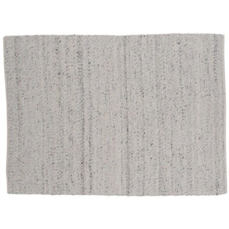 Tapis Déco en Laine "Ganga" 201x303cm Ivoire (1/5)