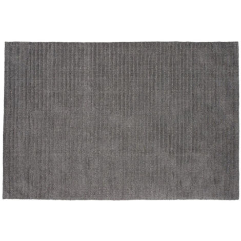 Tapis Déco en Laine "Milton" 162x230cm Gris Foncé (1/5)