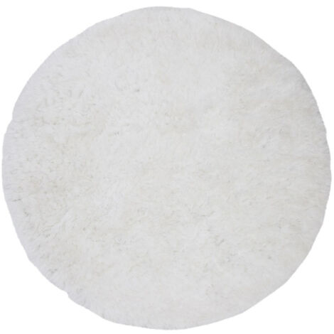 Tapis Rond Design "Grace" 200cm Blanc (1/5)