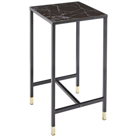 Table d'Appoint Design "Dipp" 70cm Noir (1/5)