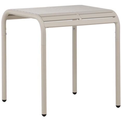 Table de Jardin Design "Borneo" 75cm Beige (1/5)